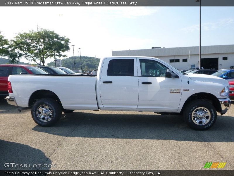 Bright White / Black/Diesel Gray 2017 Ram 3500 Tradesman Crew Cab 4x4