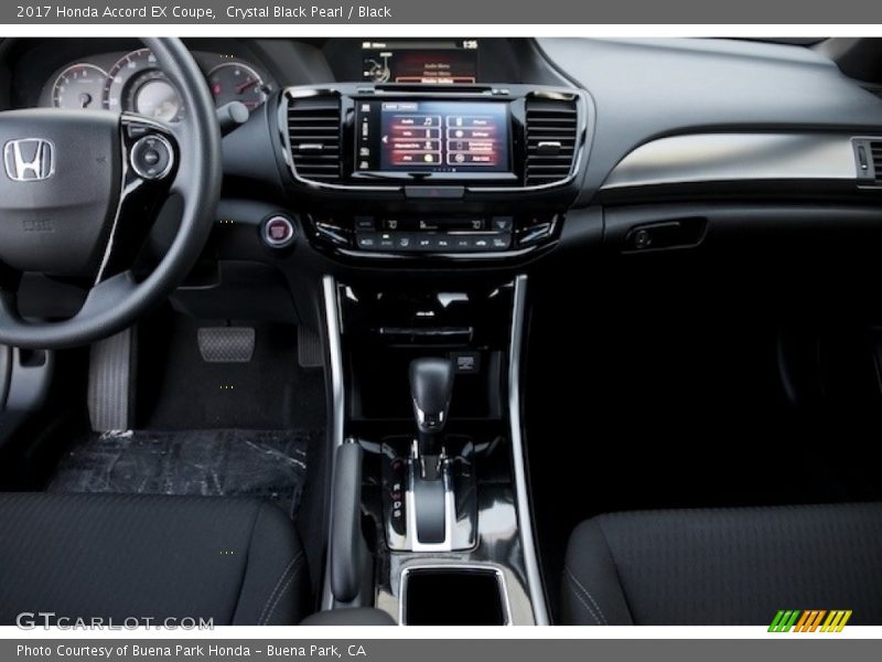 Crystal Black Pearl / Black 2017 Honda Accord EX Coupe