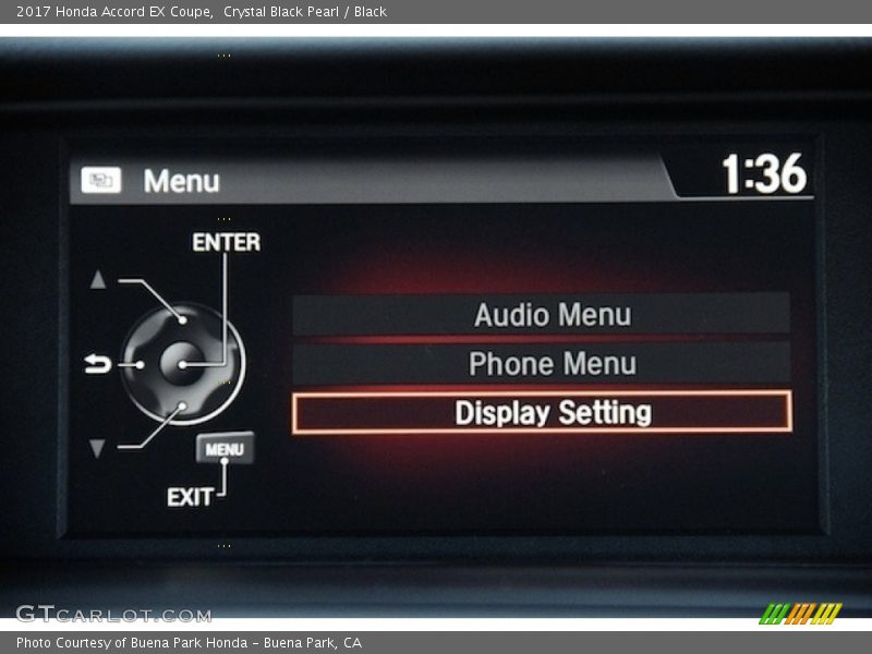 Crystal Black Pearl / Black 2017 Honda Accord EX Coupe