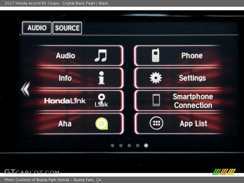 Crystal Black Pearl / Black 2017 Honda Accord EX Coupe