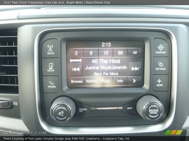 Bright White / Black/Diesel Gray 2017 Ram 3500 Tradesman Crew Cab 4x4