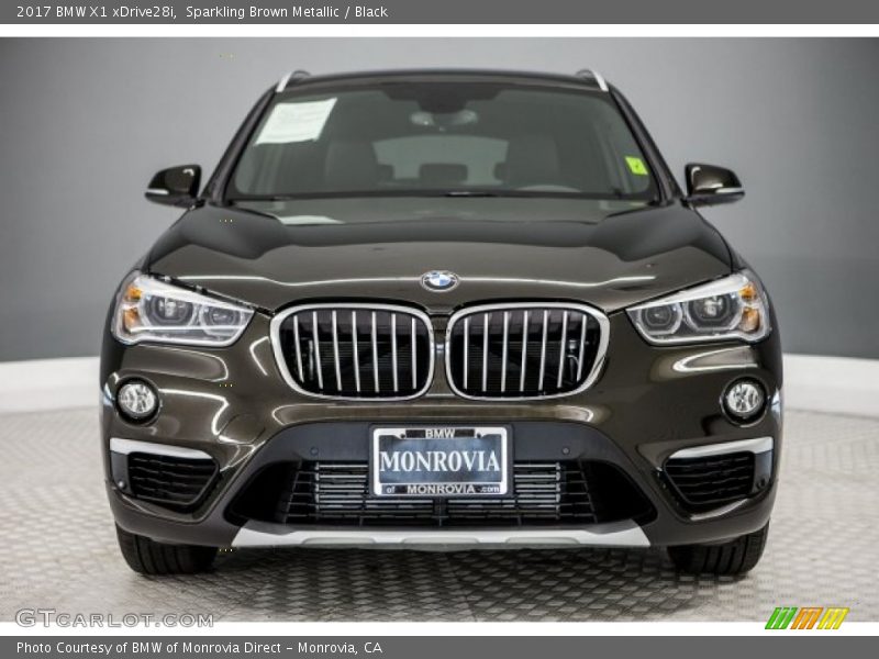 Sparkling Brown Metallic / Black 2017 BMW X1 xDrive28i