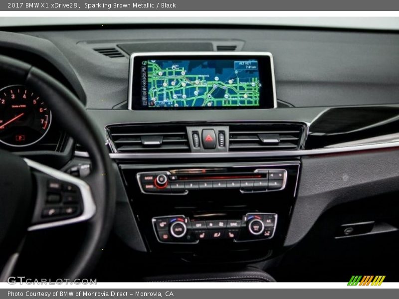 Sparkling Brown Metallic / Black 2017 BMW X1 xDrive28i