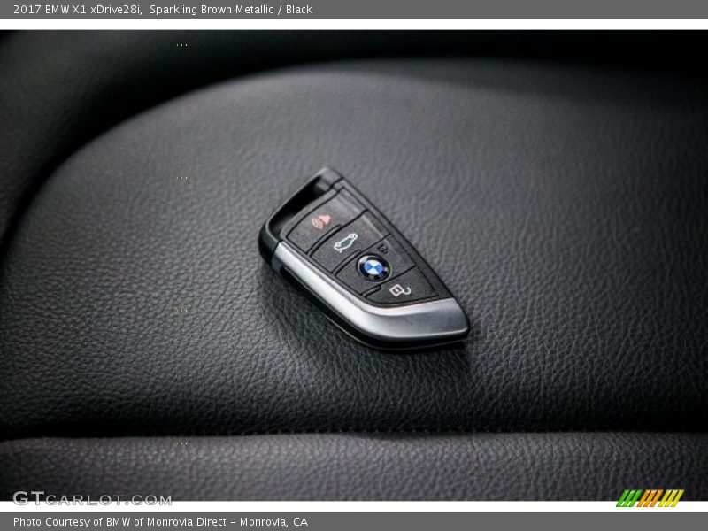 Sparkling Brown Metallic / Black 2017 BMW X1 xDrive28i