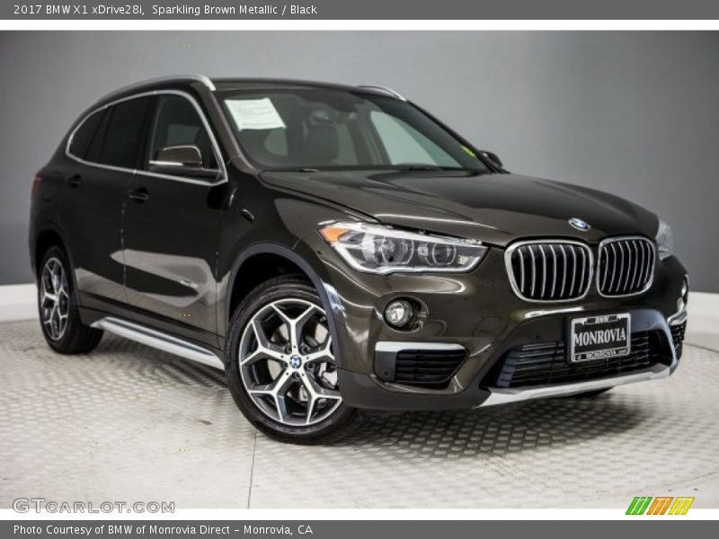 Sparkling Brown Metallic / Black 2017 BMW X1 xDrive28i