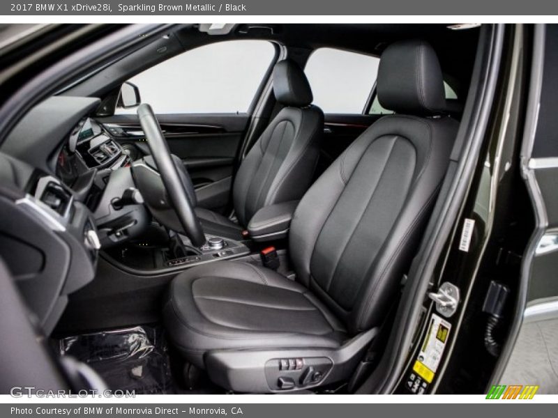 Sparkling Brown Metallic / Black 2017 BMW X1 xDrive28i