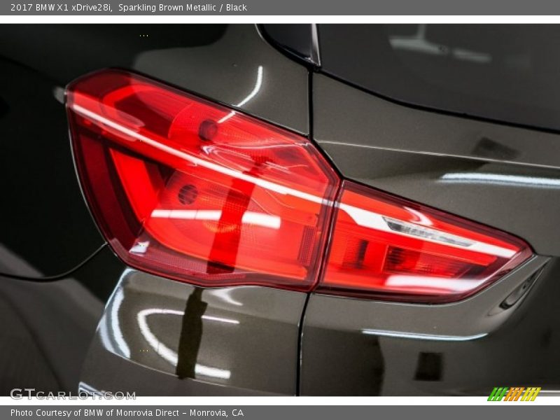 Sparkling Brown Metallic / Black 2017 BMW X1 xDrive28i