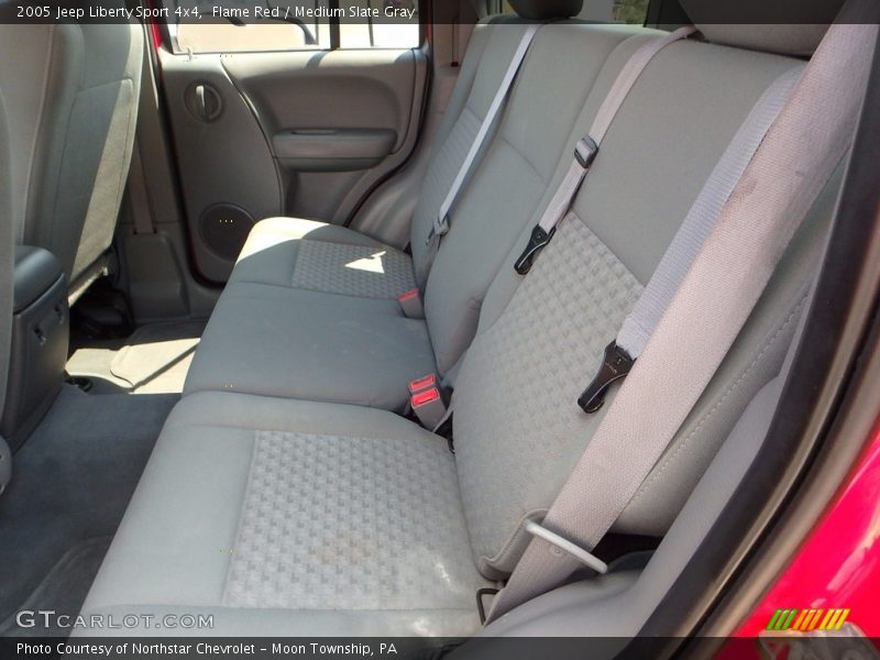 Flame Red / Medium Slate Gray 2005 Jeep Liberty Sport 4x4