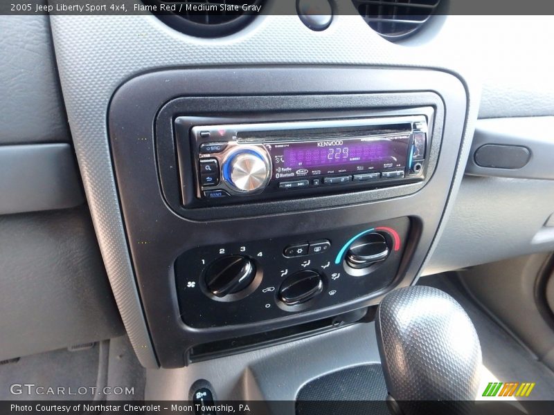 Flame Red / Medium Slate Gray 2005 Jeep Liberty Sport 4x4
