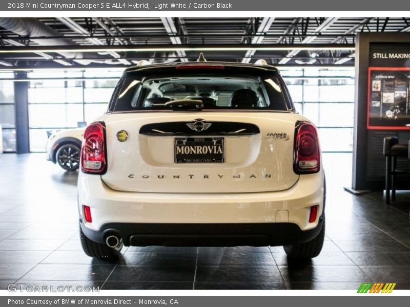 Light White / Carbon Black 2018 Mini Countryman Cooper S E ALL4 Hybrid