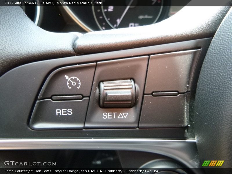 Monza Red Metallic / Black 2017 Alfa Romeo Giulia AWD