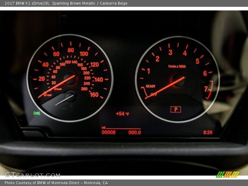 Sparkling Brown Metallic / Canberra Beige 2017 BMW X1 sDrive28i