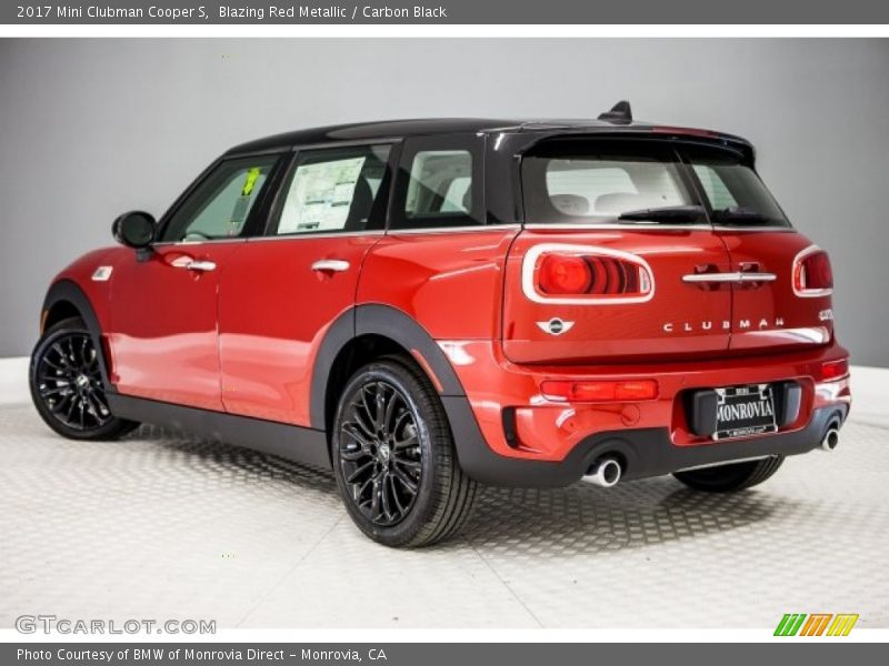 Blazing Red Metallic / Carbon Black 2017 Mini Clubman Cooper S