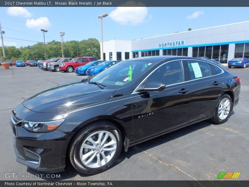 Mosaic Black Metallic / Jet Black 2017 Chevrolet Malibu LT