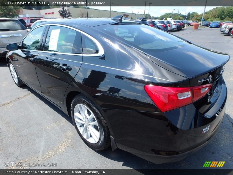 Mosaic Black Metallic / Jet Black 2017 Chevrolet Malibu LT