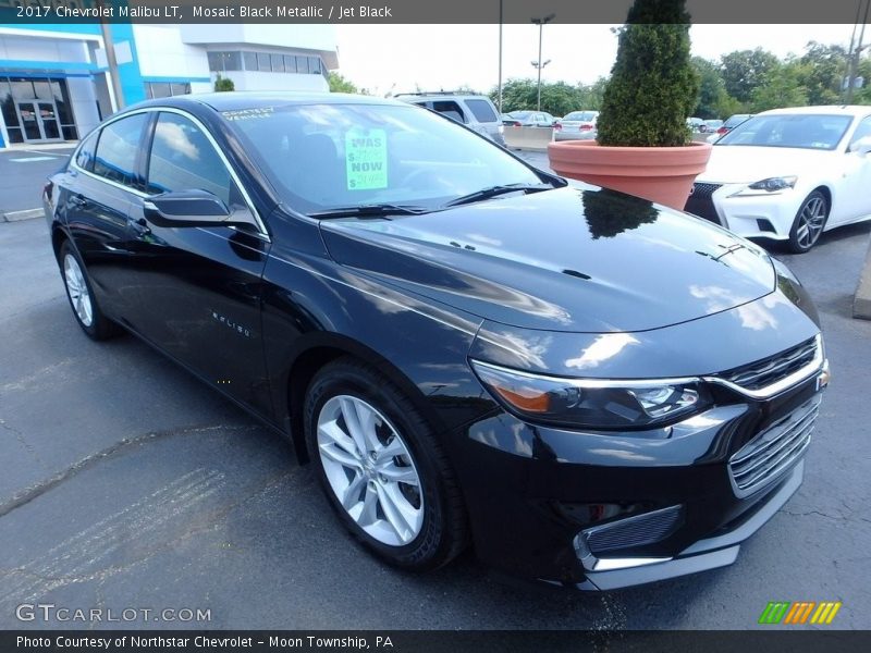 Mosaic Black Metallic / Jet Black 2017 Chevrolet Malibu LT