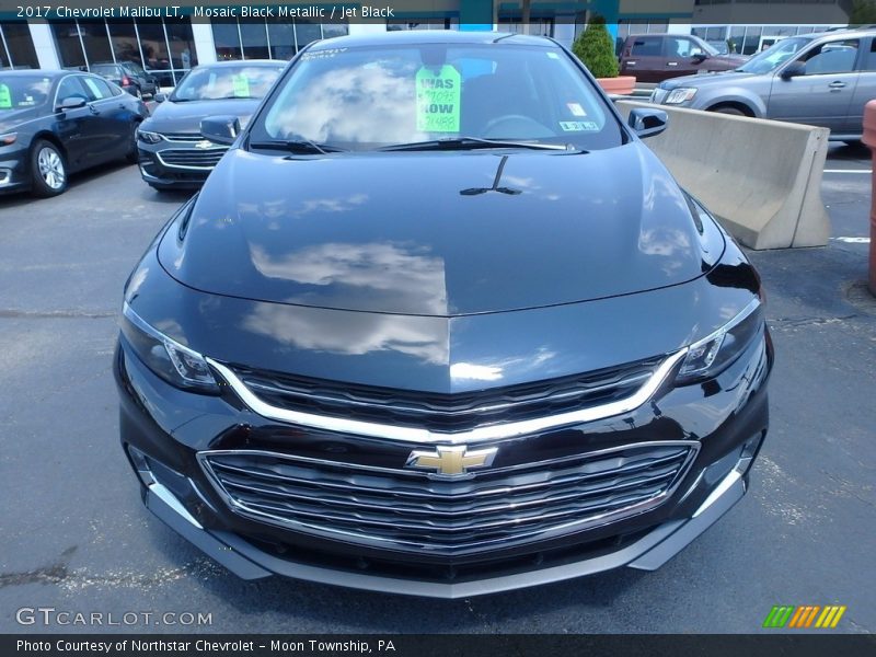 Mosaic Black Metallic / Jet Black 2017 Chevrolet Malibu LT