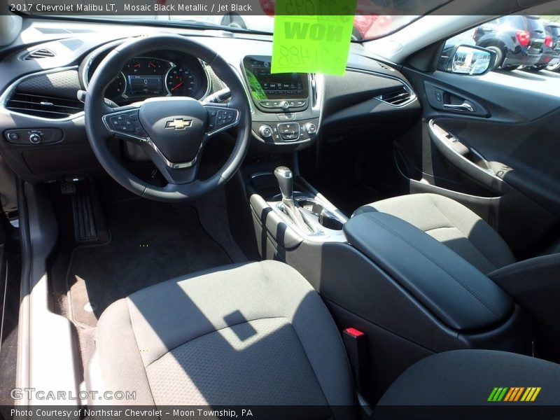 Mosaic Black Metallic / Jet Black 2017 Chevrolet Malibu LT
