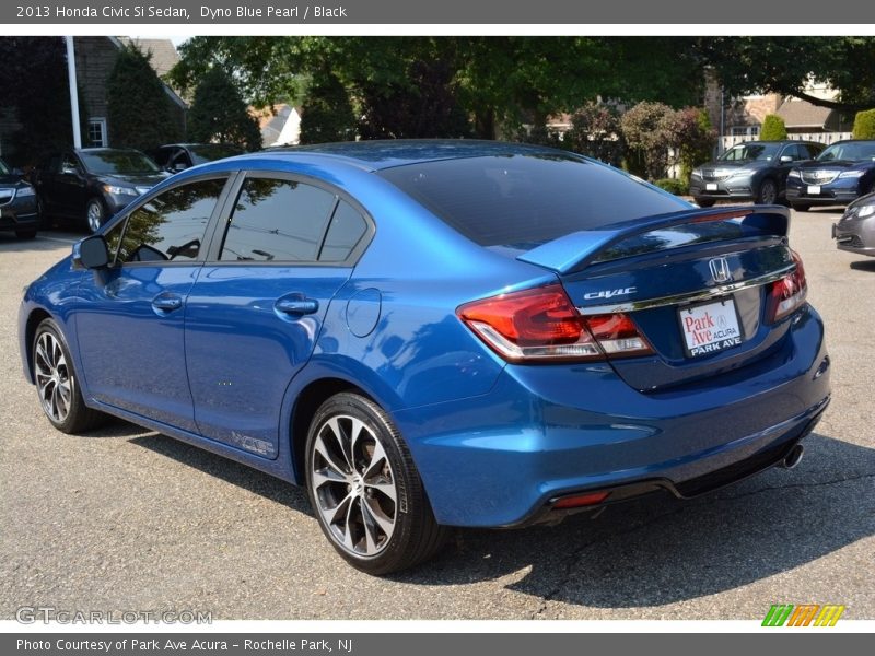 Dyno Blue Pearl / Black 2013 Honda Civic Si Sedan