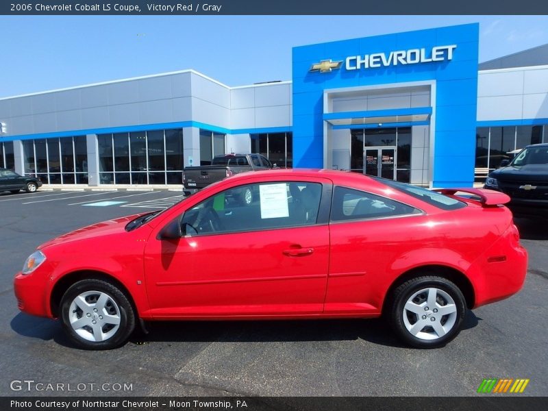 Victory Red / Gray 2006 Chevrolet Cobalt LS Coupe