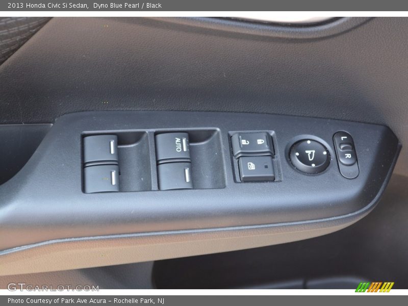 Dyno Blue Pearl / Black 2013 Honda Civic Si Sedan