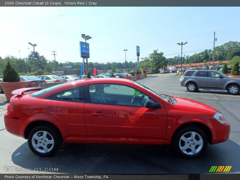 Victory Red / Gray 2006 Chevrolet Cobalt LS Coupe