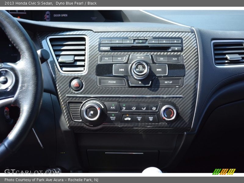 Dyno Blue Pearl / Black 2013 Honda Civic Si Sedan