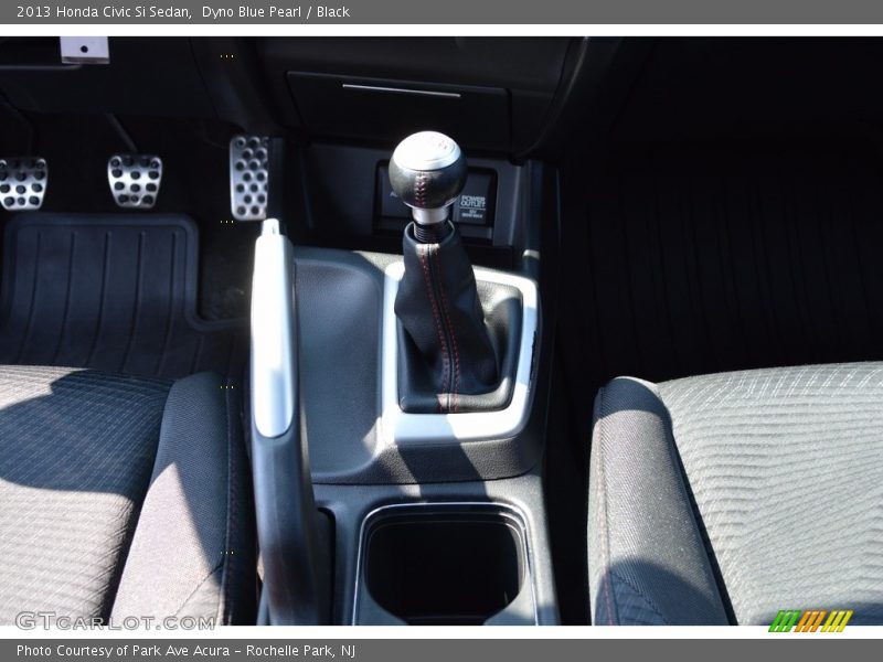 Dyno Blue Pearl / Black 2013 Honda Civic Si Sedan