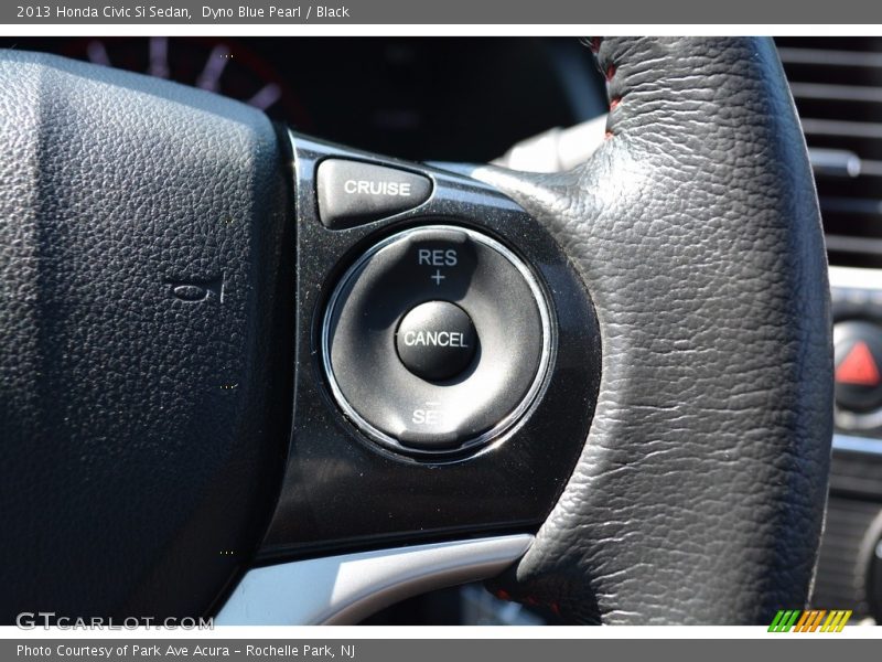 Dyno Blue Pearl / Black 2013 Honda Civic Si Sedan