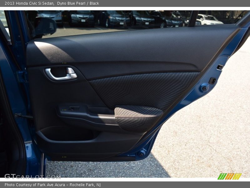 Dyno Blue Pearl / Black 2013 Honda Civic Si Sedan