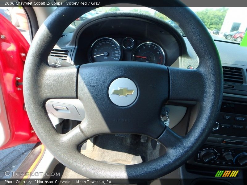 Victory Red / Gray 2006 Chevrolet Cobalt LS Coupe