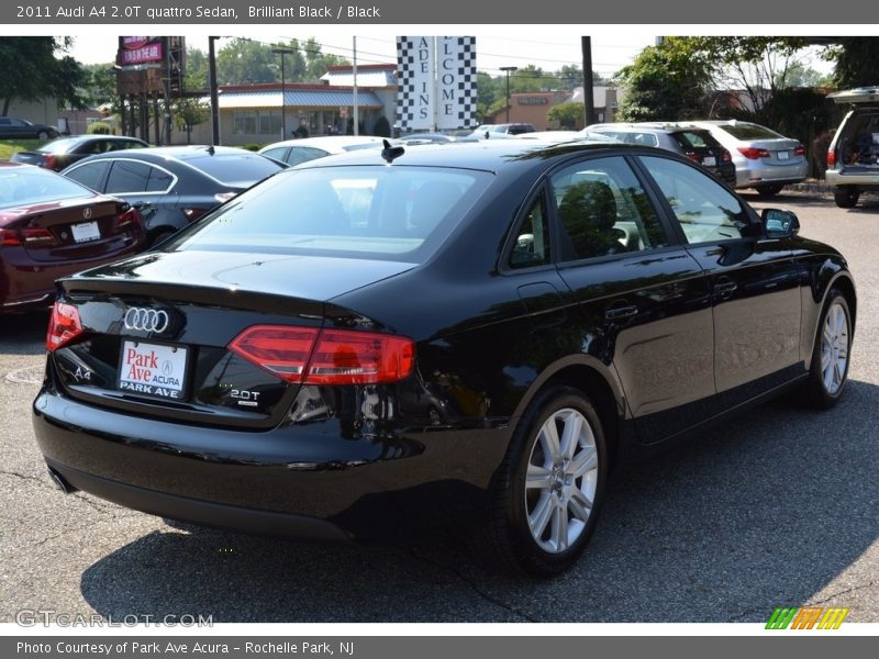 Brilliant Black / Black 2011 Audi A4 2.0T quattro Sedan