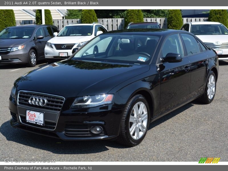 Brilliant Black / Black 2011 Audi A4 2.0T quattro Sedan