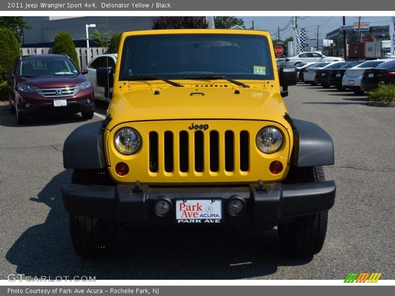 Detonator Yellow / Black 2011 Jeep Wrangler Sport 4x4