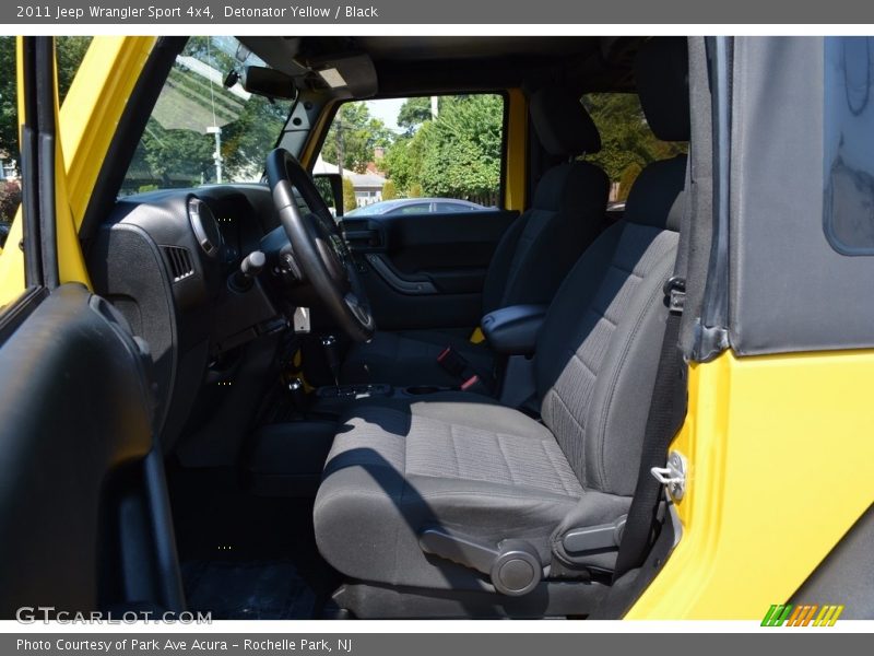 Detonator Yellow / Black 2011 Jeep Wrangler Sport 4x4