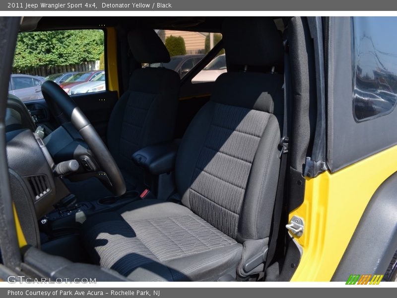 Detonator Yellow / Black 2011 Jeep Wrangler Sport 4x4