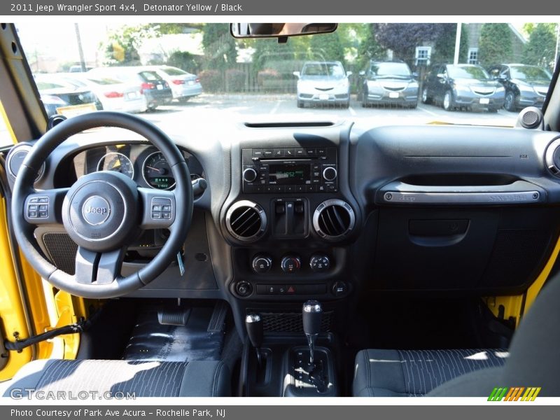 Detonator Yellow / Black 2011 Jeep Wrangler Sport 4x4