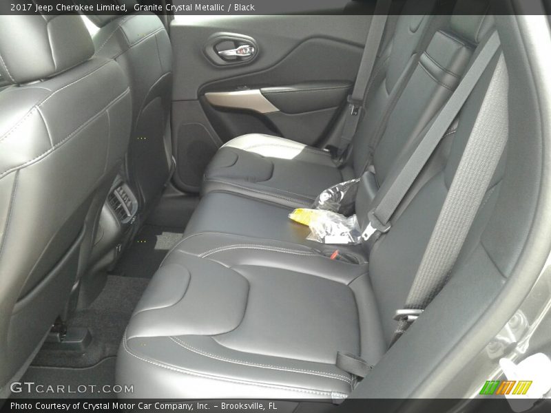 Granite Crystal Metallic / Black 2017 Jeep Cherokee Limited