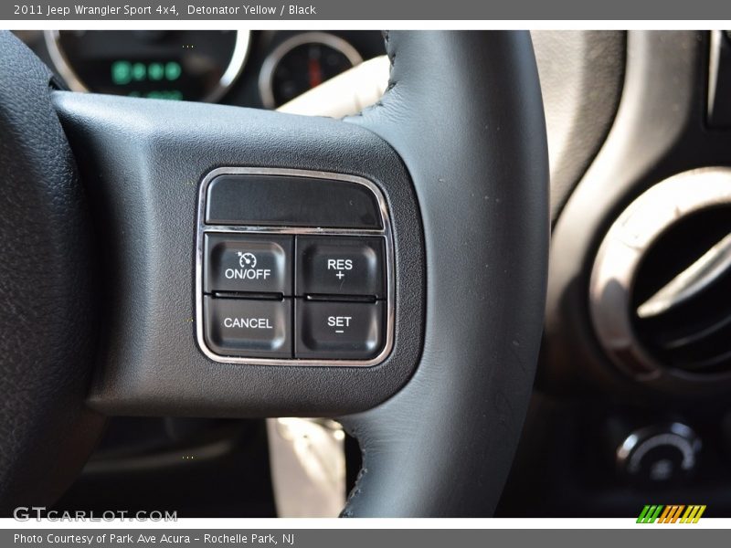 Detonator Yellow / Black 2011 Jeep Wrangler Sport 4x4