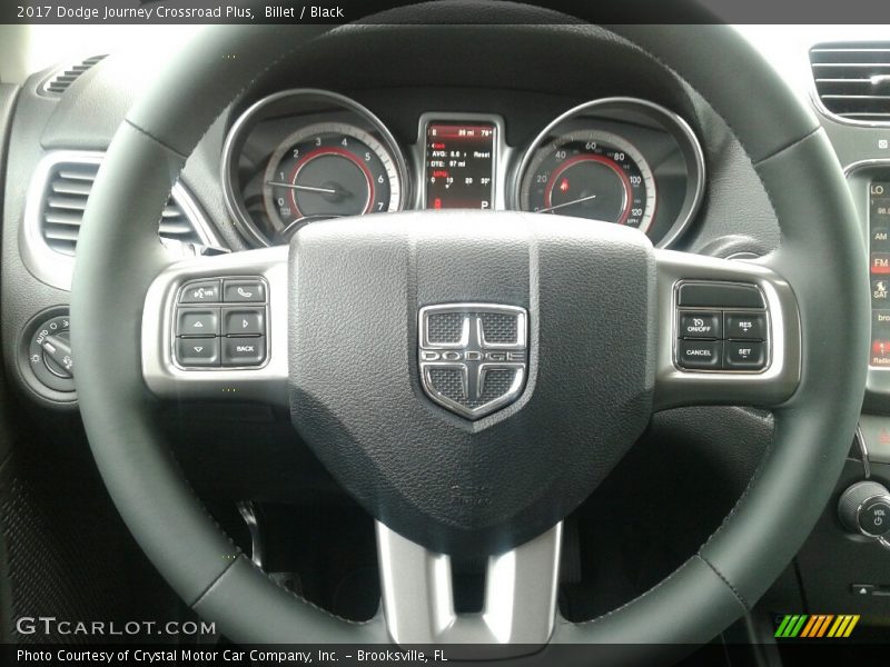 Billet / Black 2017 Dodge Journey Crossroad Plus
