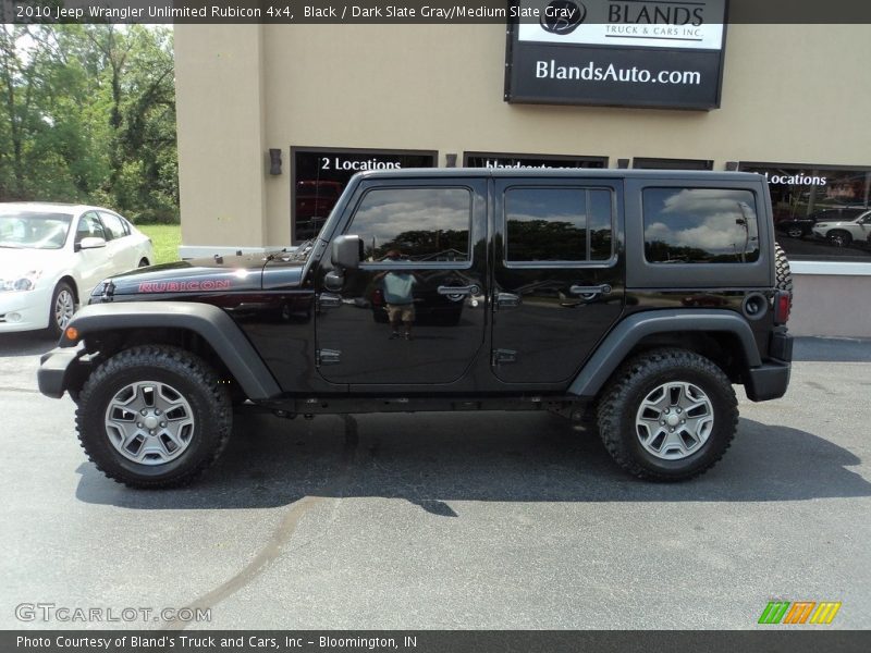 Black / Dark Slate Gray/Medium Slate Gray 2010 Jeep Wrangler Unlimited Rubicon 4x4