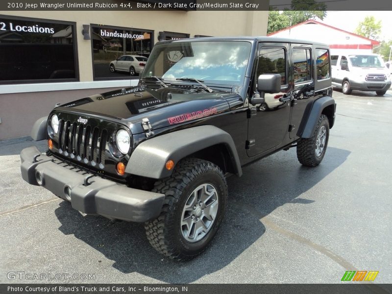 Black / Dark Slate Gray/Medium Slate Gray 2010 Jeep Wrangler Unlimited Rubicon 4x4