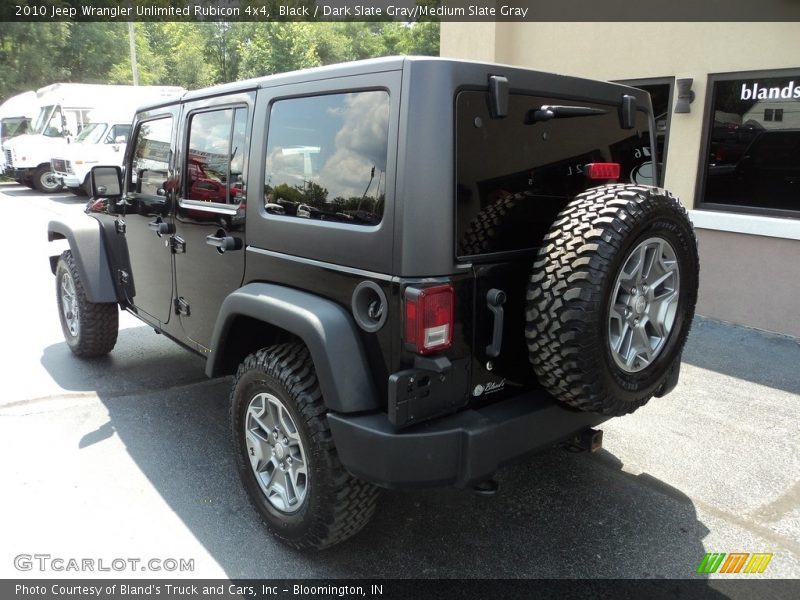 Black / Dark Slate Gray/Medium Slate Gray 2010 Jeep Wrangler Unlimited Rubicon 4x4