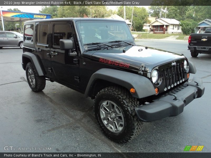 Black / Dark Slate Gray/Medium Slate Gray 2010 Jeep Wrangler Unlimited Rubicon 4x4