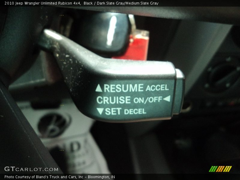 Black / Dark Slate Gray/Medium Slate Gray 2010 Jeep Wrangler Unlimited Rubicon 4x4