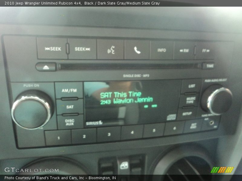 Black / Dark Slate Gray/Medium Slate Gray 2010 Jeep Wrangler Unlimited Rubicon 4x4