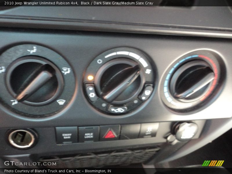 Black / Dark Slate Gray/Medium Slate Gray 2010 Jeep Wrangler Unlimited Rubicon 4x4