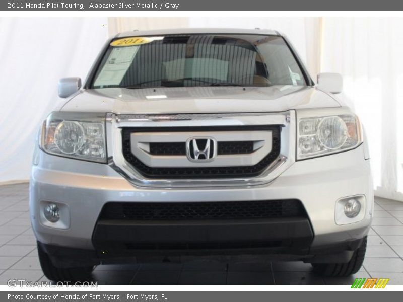 Alabaster Silver Metallic / Gray 2011 Honda Pilot Touring