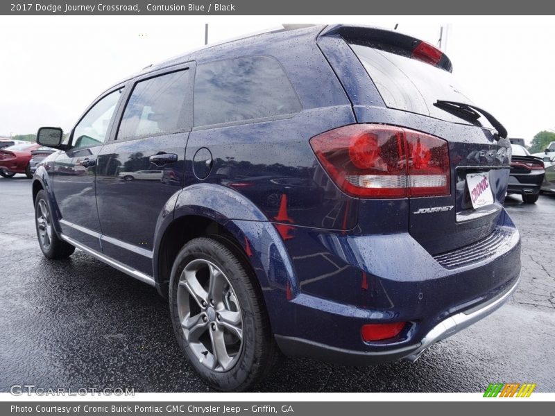Contusion Blue / Black 2017 Dodge Journey Crossroad