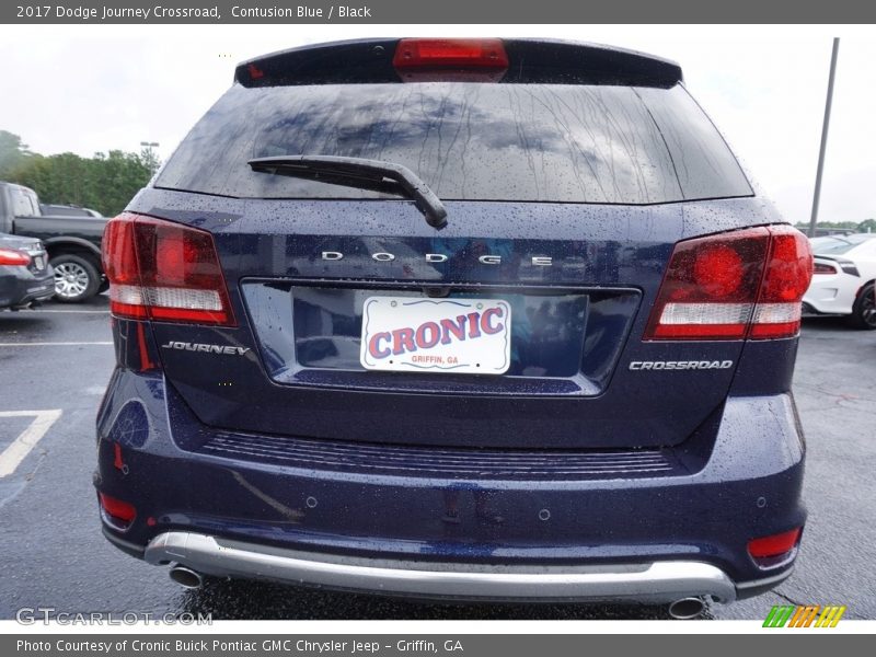 Contusion Blue / Black 2017 Dodge Journey Crossroad